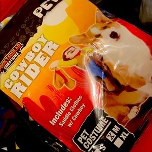 Cowboy Rider! Dog Costume😉